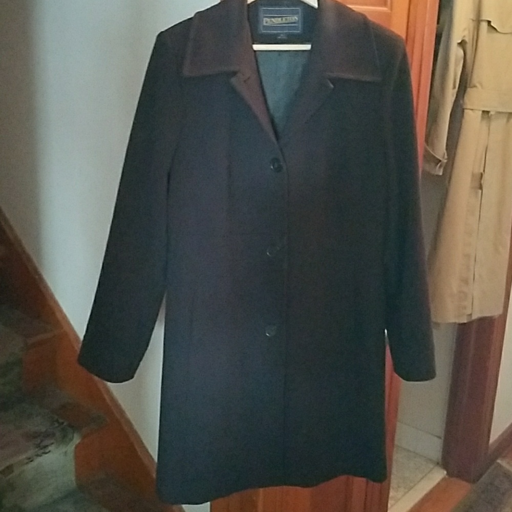 Pendleton Long Blazer Jacket Size 14 - image 1